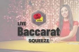 Play the Baccarat Squeeze slot by Evolution on LeoVegas Casino