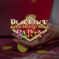 Blackjack Party logo by Evolution LeoVegas Casino