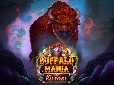 Buffalo Mania Deluxe by Light &amp; Wonder, showcased at casinoleovegas.it – game logo