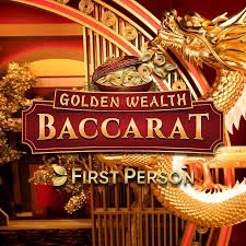 Golden Wealth Baccarat by Evolution, showcased at casinoleovegas.it – game logo