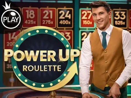 Power UP Roulette by Pragmatic Play, showcased at casinoleovegas.it – game logo