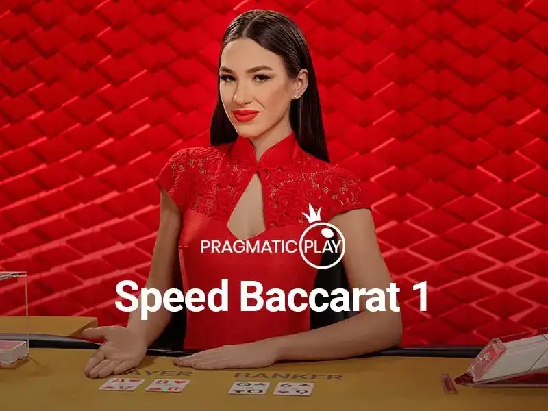 Speed Baccarat slot logo by Atmosfera at LeoVegas Casino